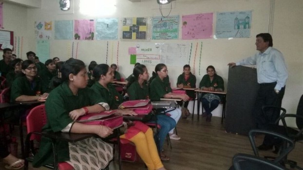 Young students of Aditya Birla Skill Development Center, Raipur learning how to face interview