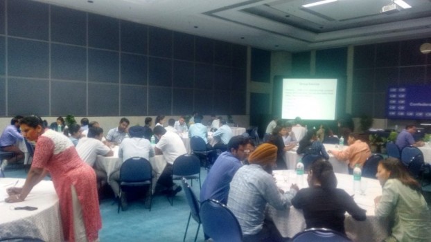 Conducting Incredible HR workshop at CII Chandigarh for over 56 participants.